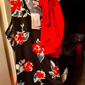 Lularoe outfit Jessica shorts and NWTS tank top